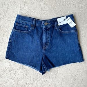 NWT Express High Waisted Dark Wash Shorts